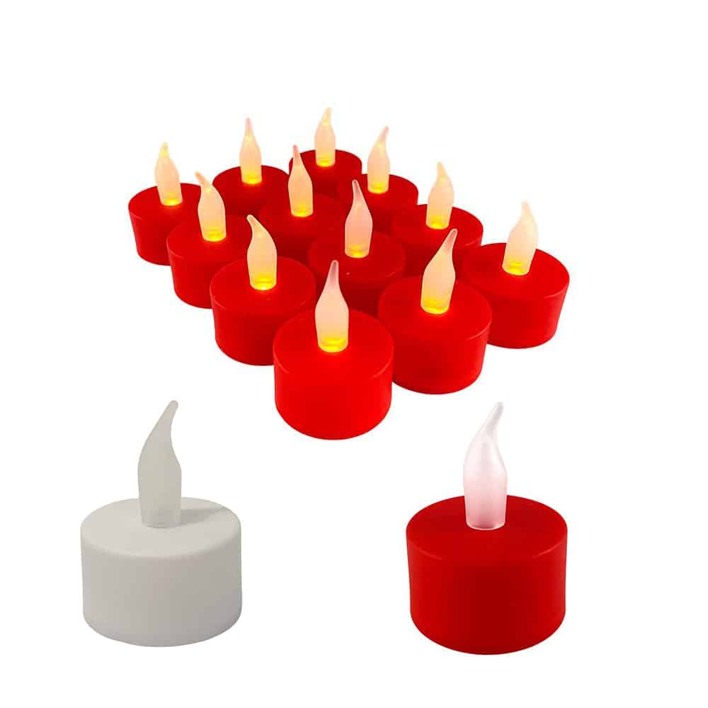 LED-Telys - 12 stk. - ø3