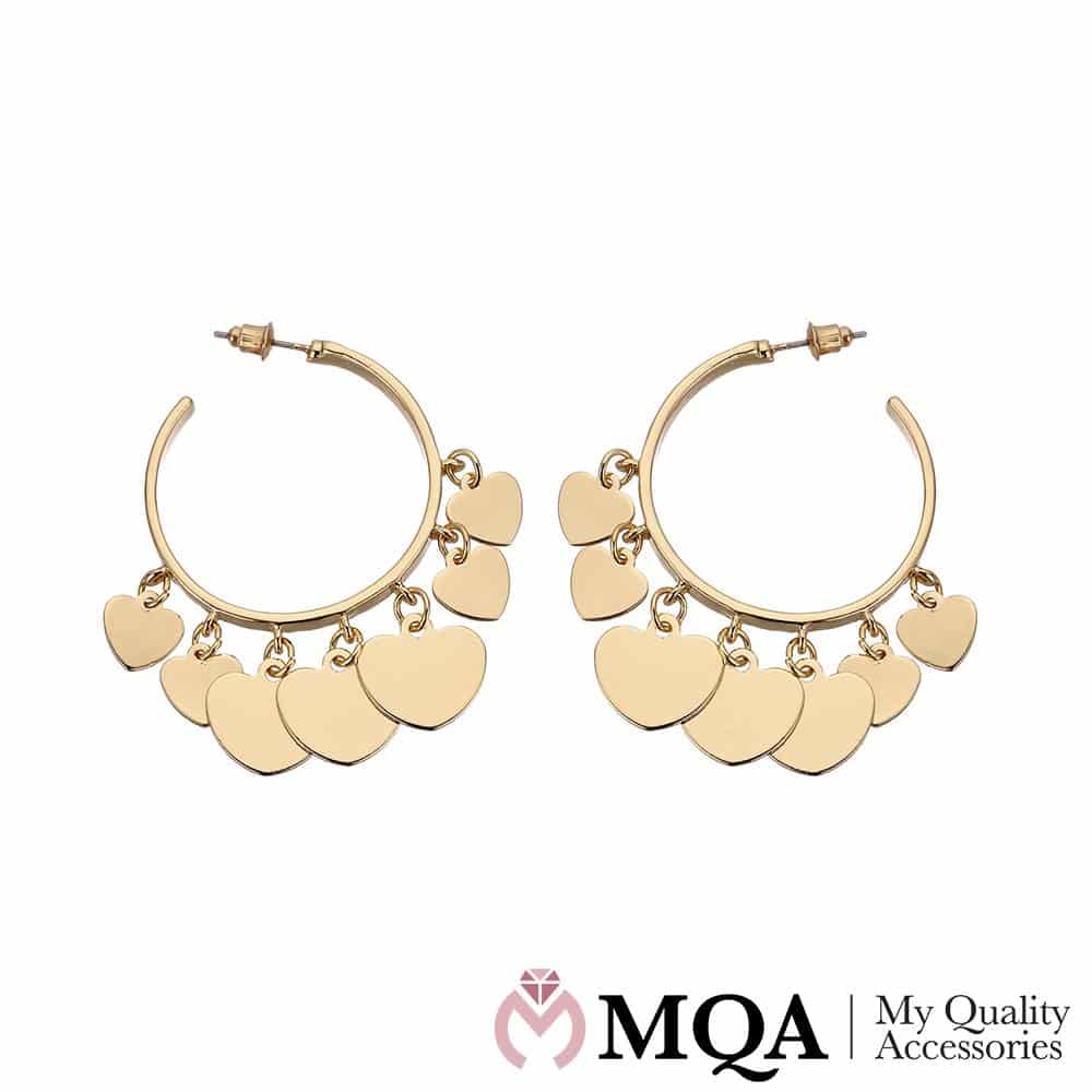 Øredobber med 7 hjerter