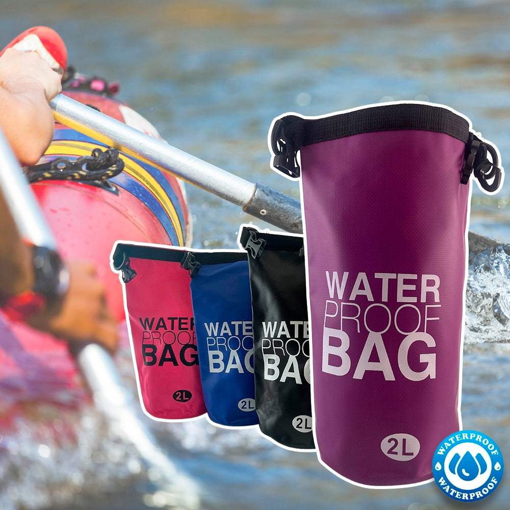 Dry bag 2 liter – Vanntett bag – flere friske farger