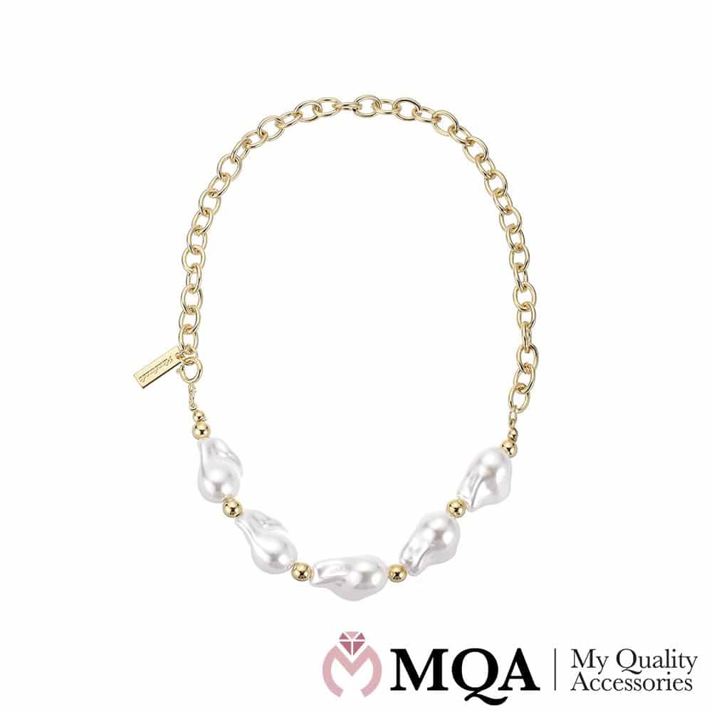 Gullbelagt halskjede