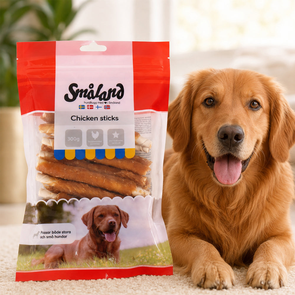 Småland tyggepinner med kylling – 300 g
