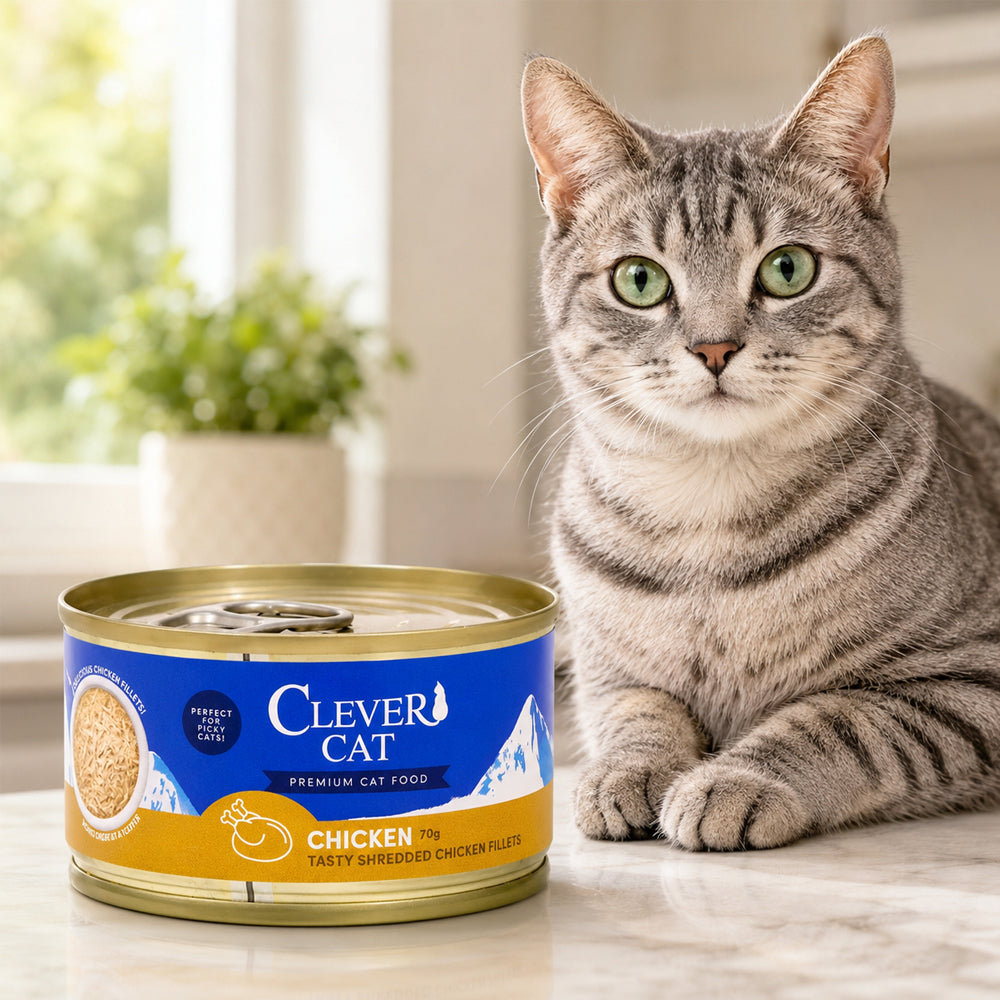Våtfôr til katt med kylling i buljong– 70 g