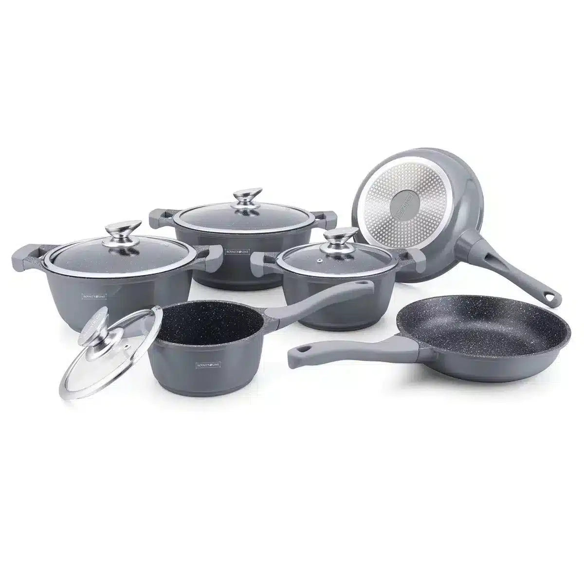 Royalty Line Grytesett i aluminium (10 deler)