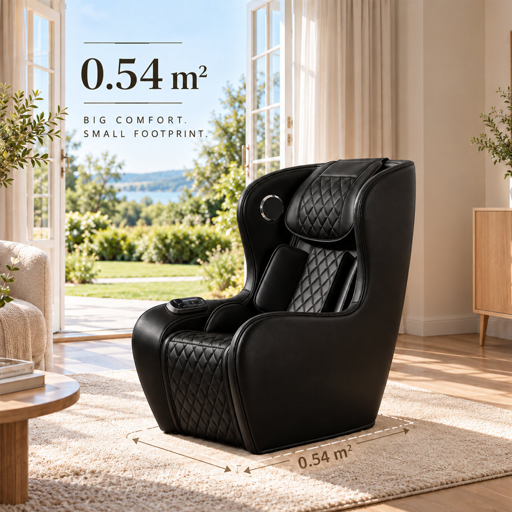 3D-massasjestol – Zero Gravity og varmefunksjon – modell 988C6, svart