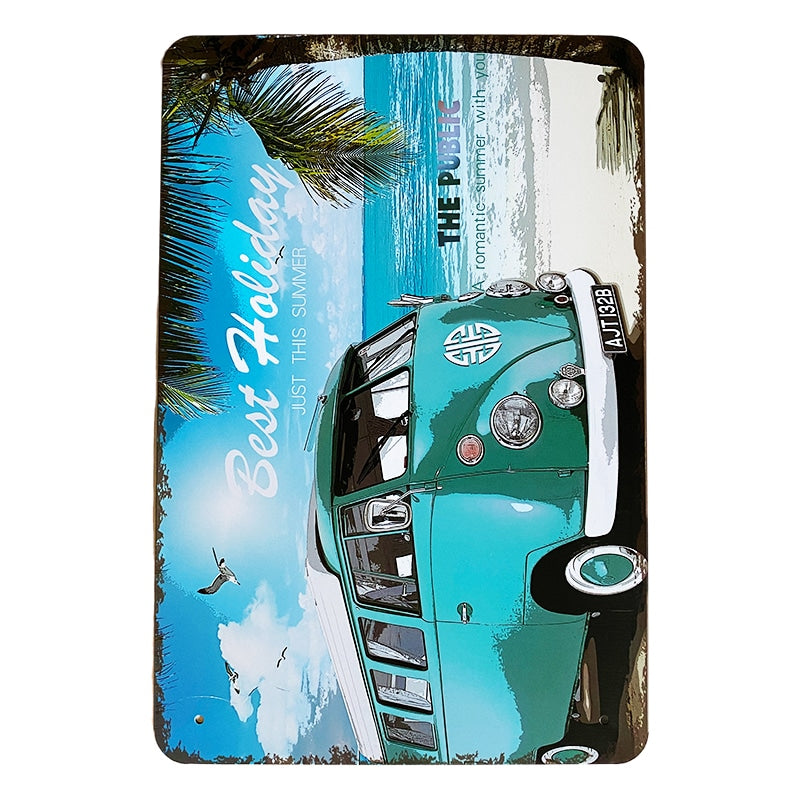 Metallskilt – Best Holiday