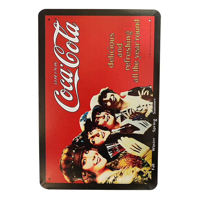 Metallskilt – Coca Cola