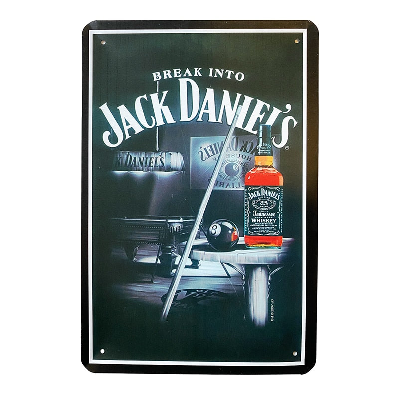 Metallskilt – Jack Daniels