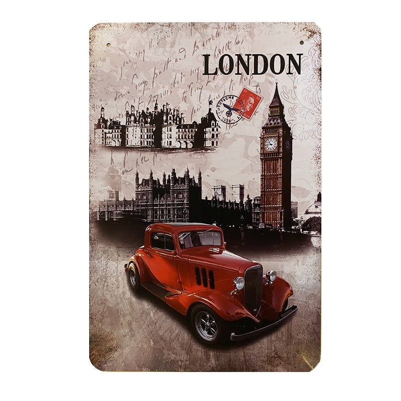 Metallskilt – London