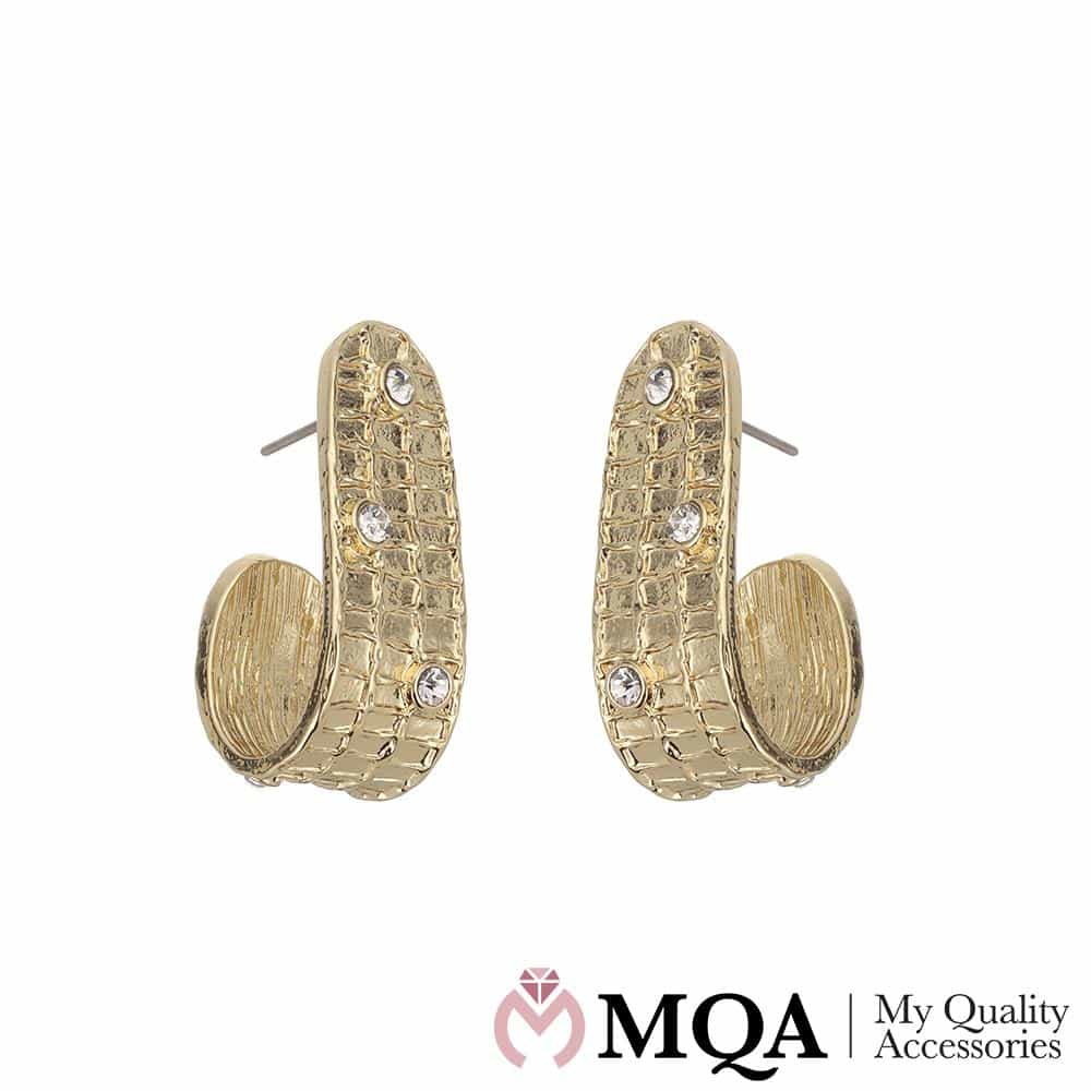 Øredobber med 5 glitrende stener