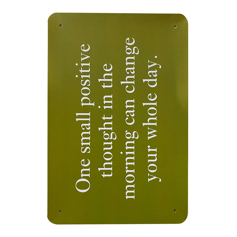 Metallskilt – One Small