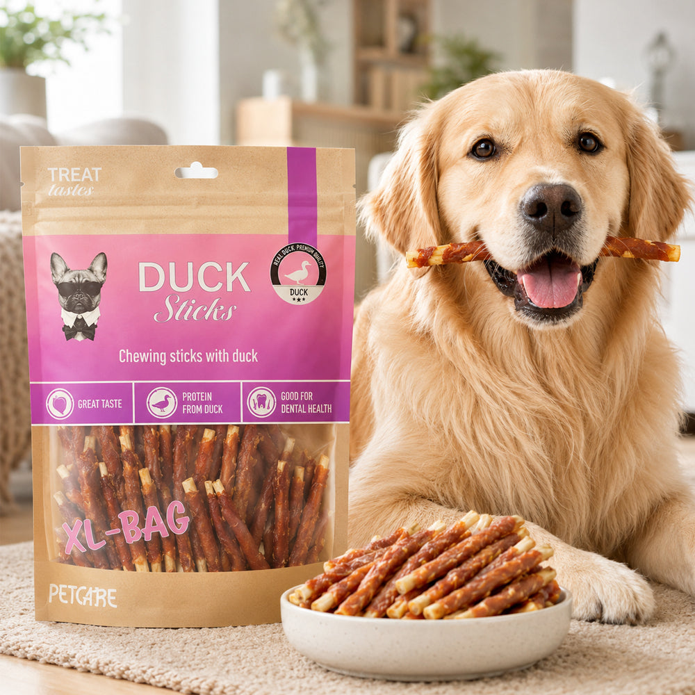 Treateaters Duck Sticks 1000 g (skånsomme tyggestenger til hunder)
