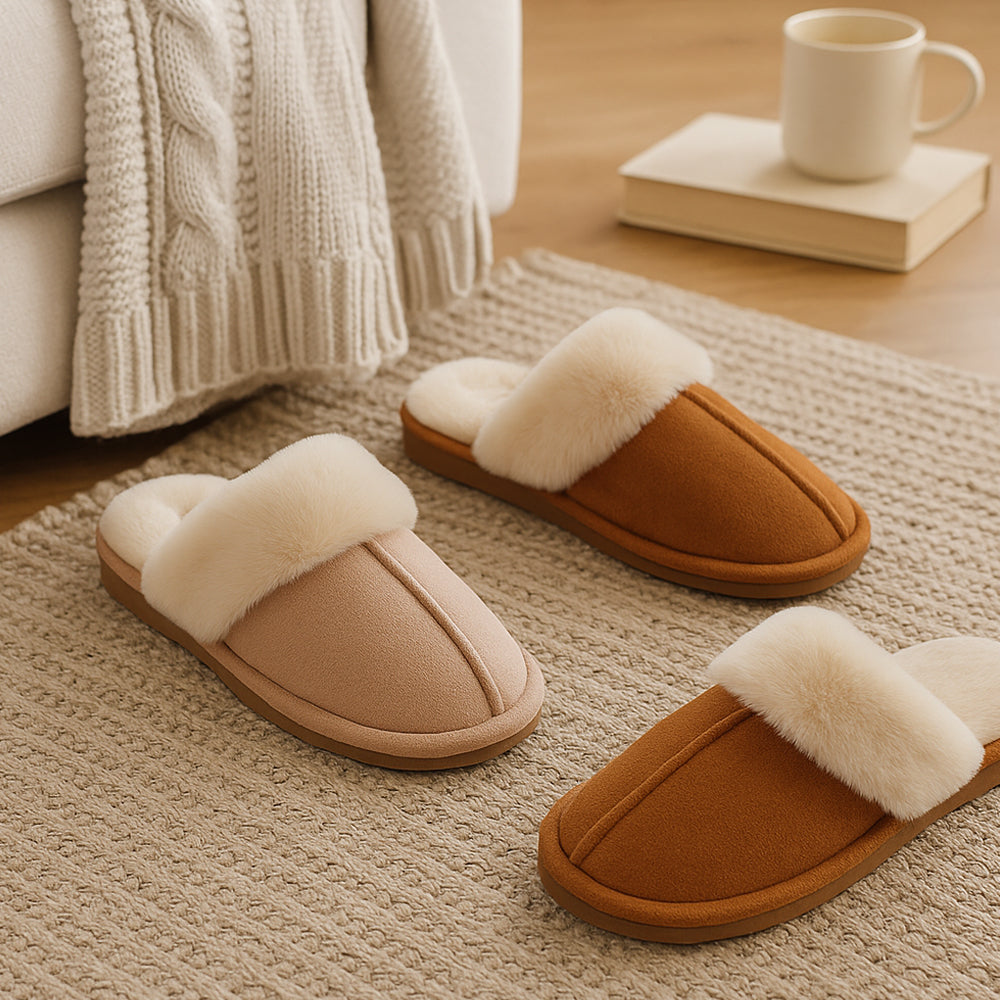 Tøfler – varme og myke (brun & beige)