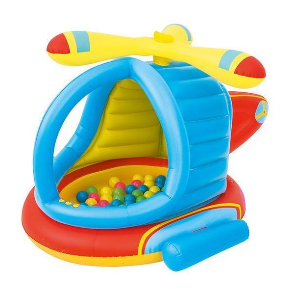 Oppblåsbart lekehelikopter fra Bestway inkl. 50 baller