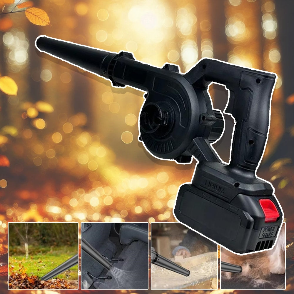 Batteridrevet vifte – ideell for rengjøring