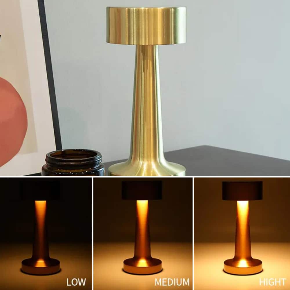 Bordlampe LED med Touch & Oppladbar Funksjon