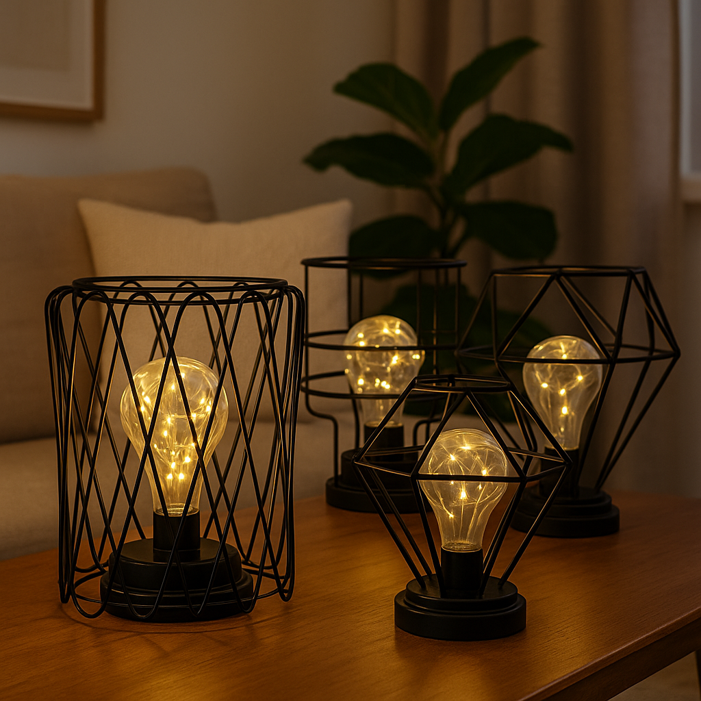 LED Dekorasjonslampe i Industrial Style