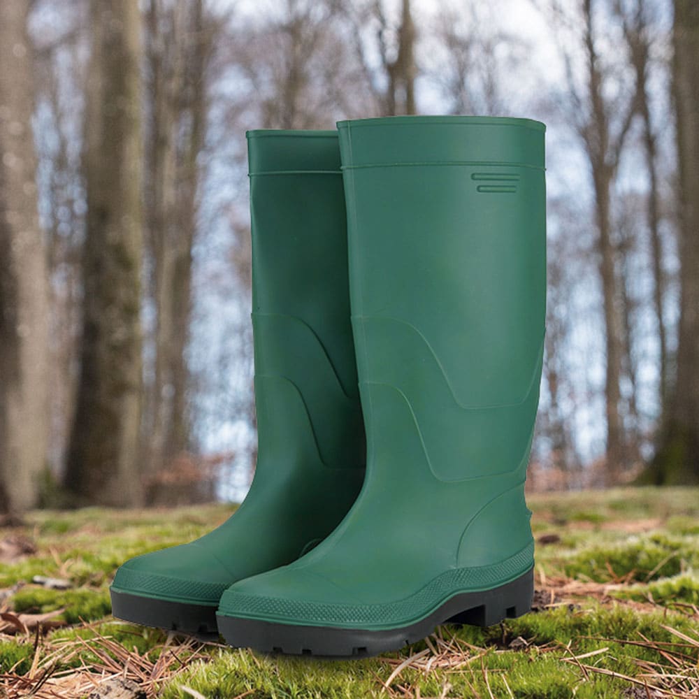 Grønne Herregummistøvler