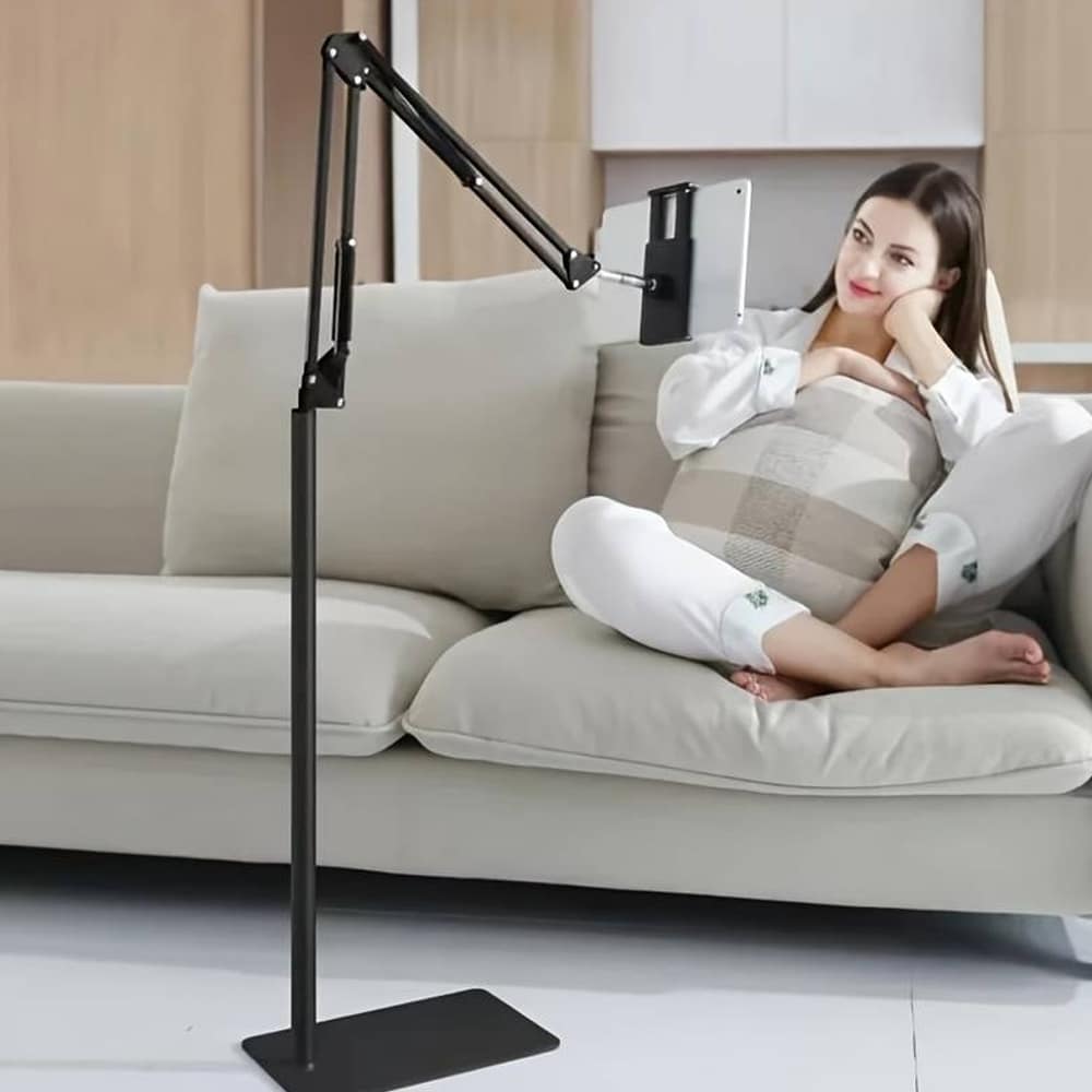 Gulvstativ for nettbrett og smarttelefon - Justerbar og stabil løsning