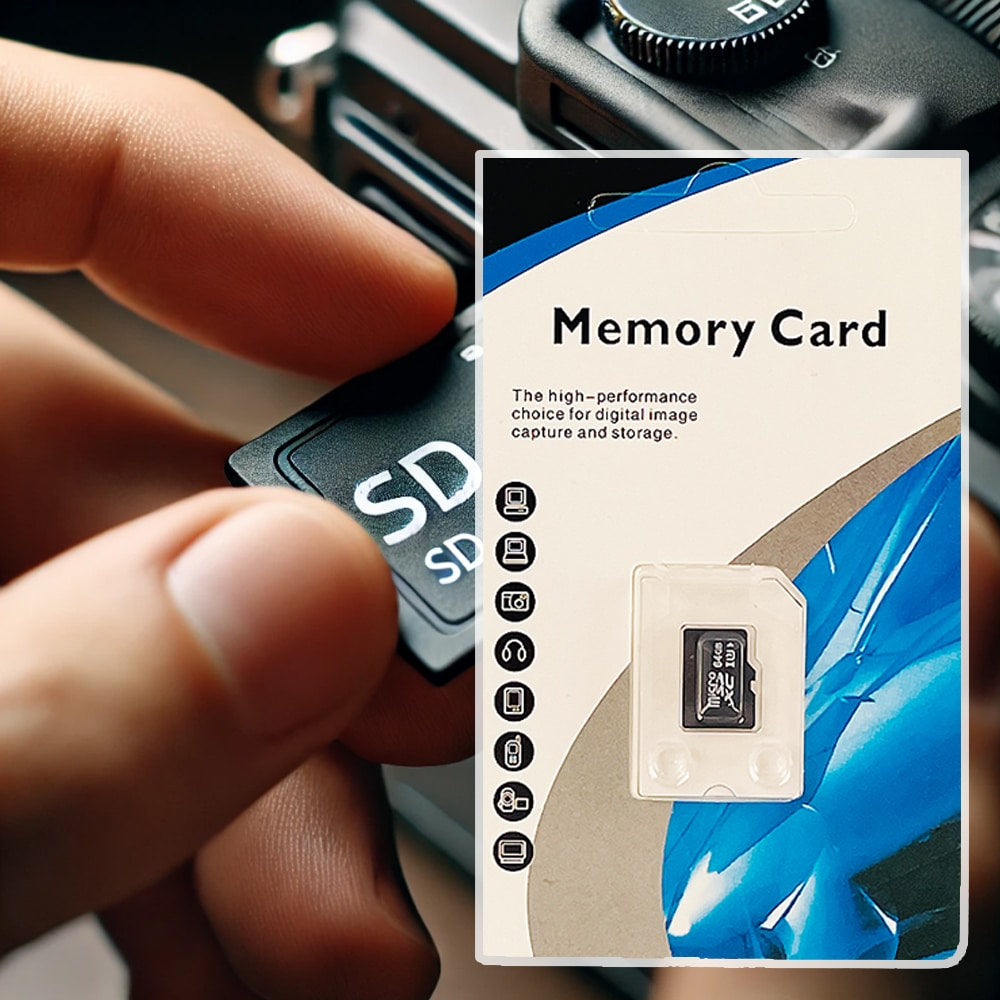 MicroSDHC Minnekort 8GB, 16GB, 32GB og 64GB