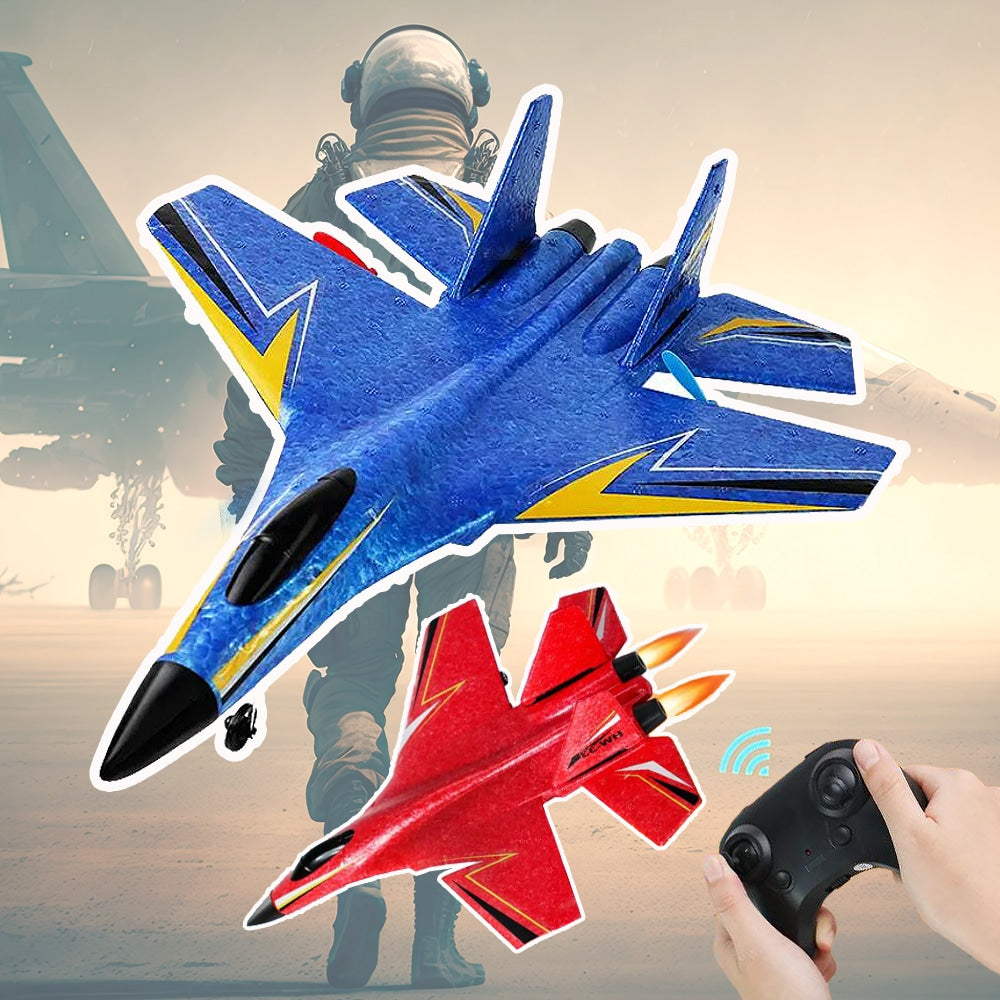 Fjernstyrt Drone/Fly med Gyroskop - Modell HW33 - Blå eller Rød