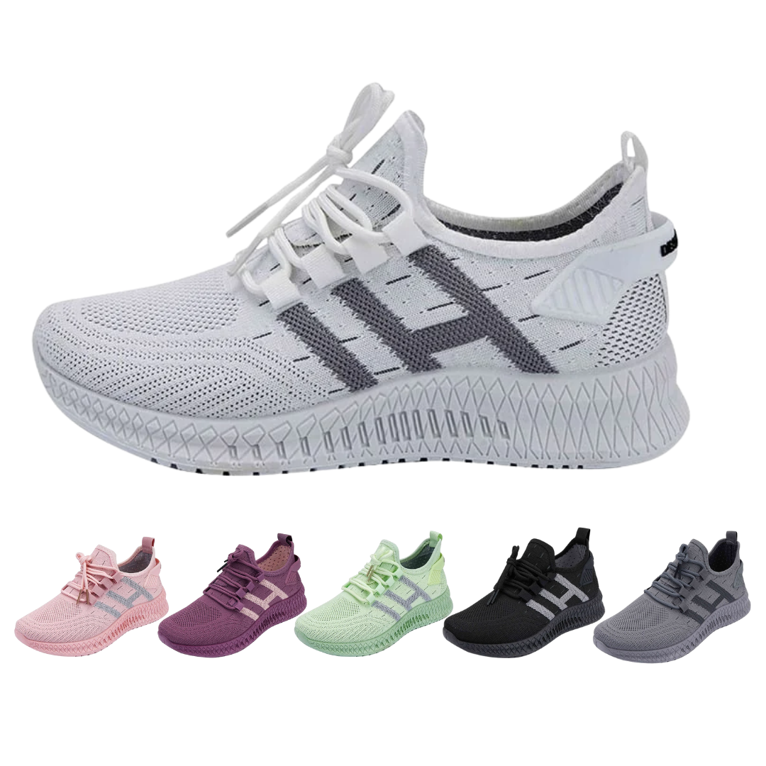 Løpesko/Sneakers for kvinner, pustende og med optimal støtdemping