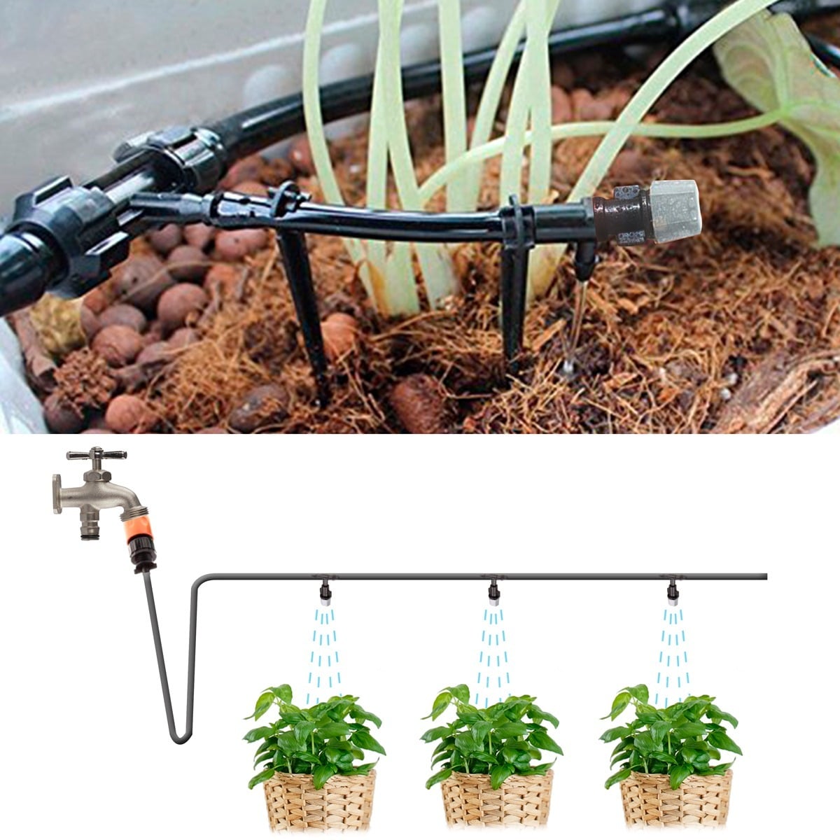 Forstøver/Dryp vandings sæt