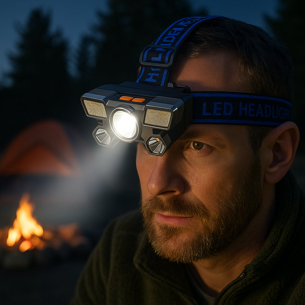 Hodelykt 300 lumen, vannavvisende – 4 lysmoduser