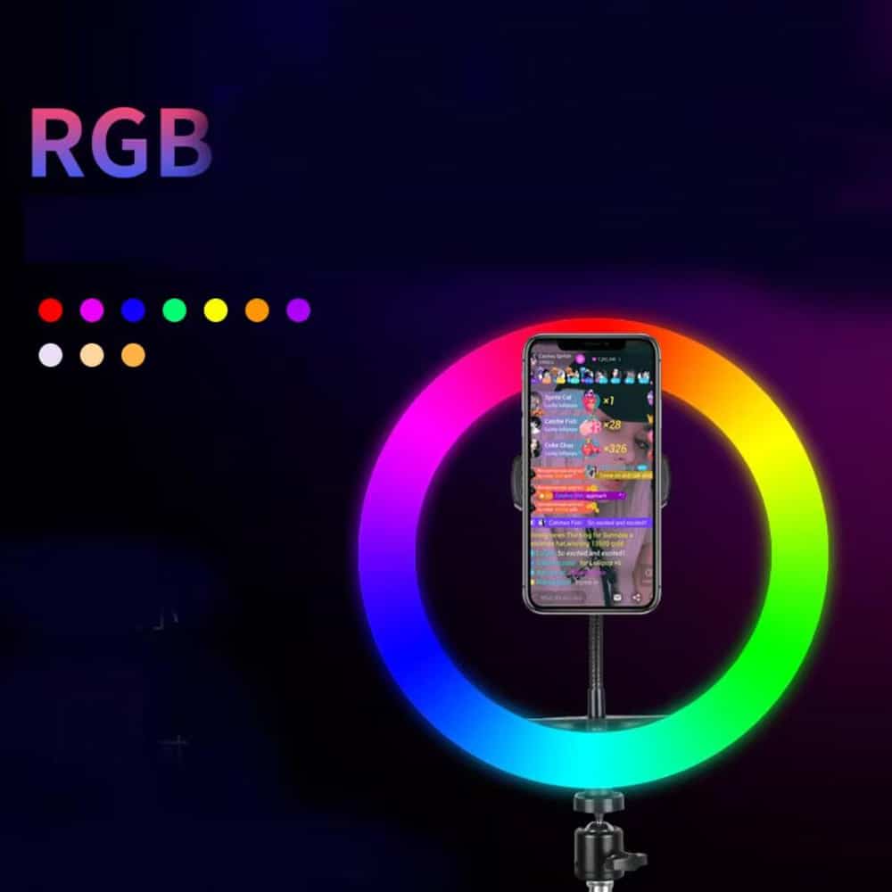 RGB Ring Light – Gjør Innholdet Ditt Lysende og Fargerikt!