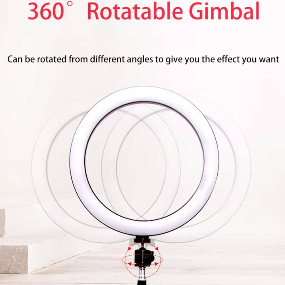 LED Ring Light – Perfekt Lys for Sminke, Livestreaming og Fotografering!