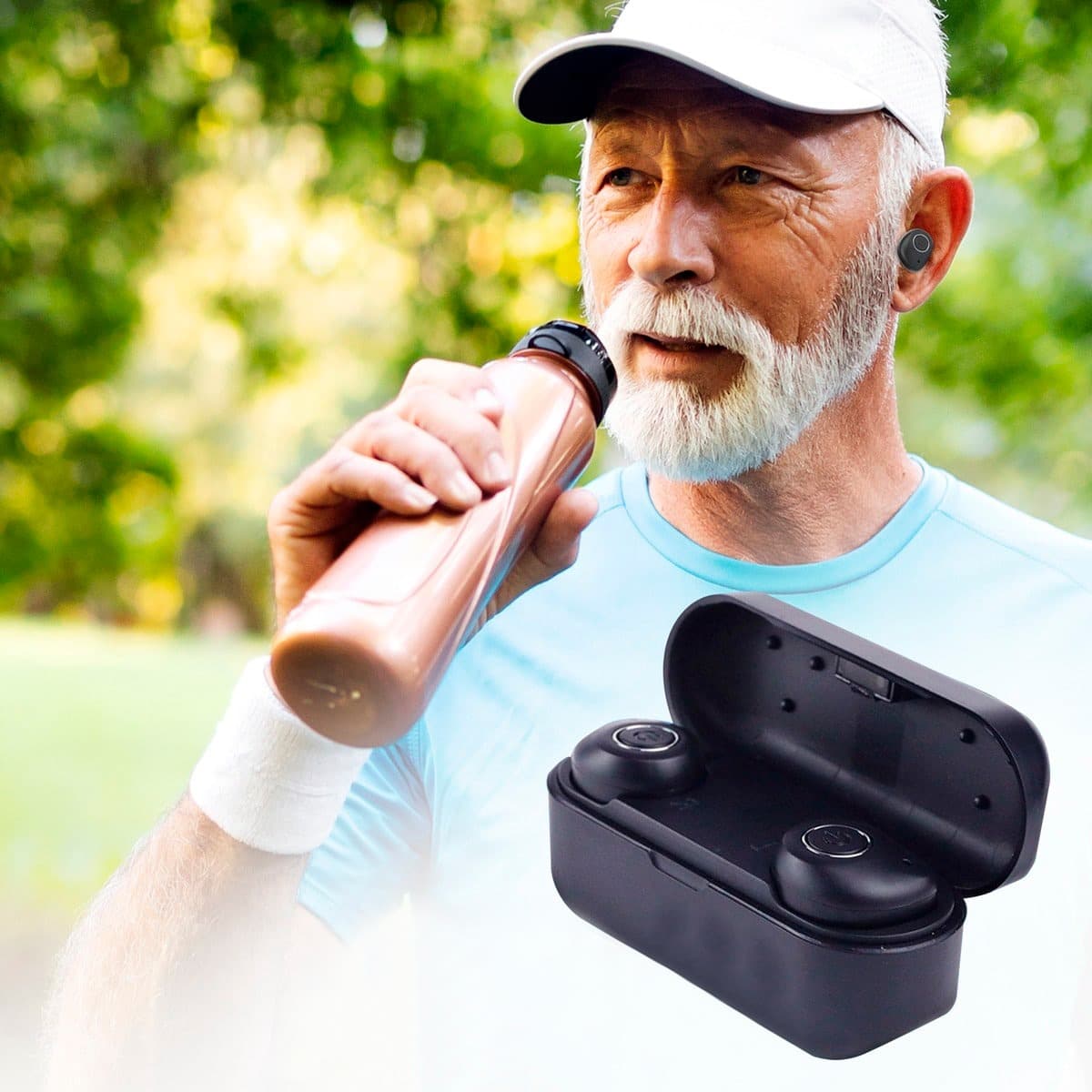 Trådløse in-ear Hodetelefoner Bluetooth Shocking Bass