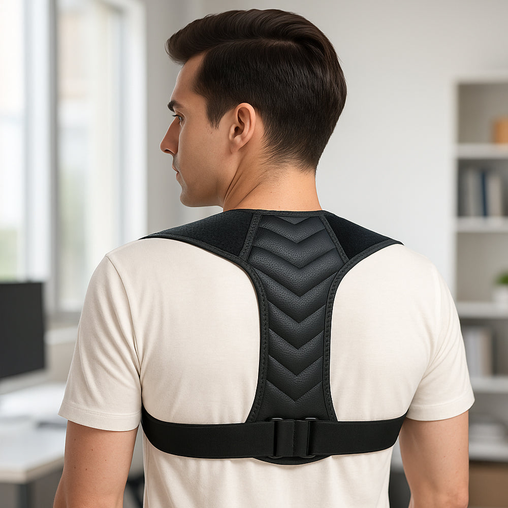 Justerbart holdningskorrigerende ryggbånd