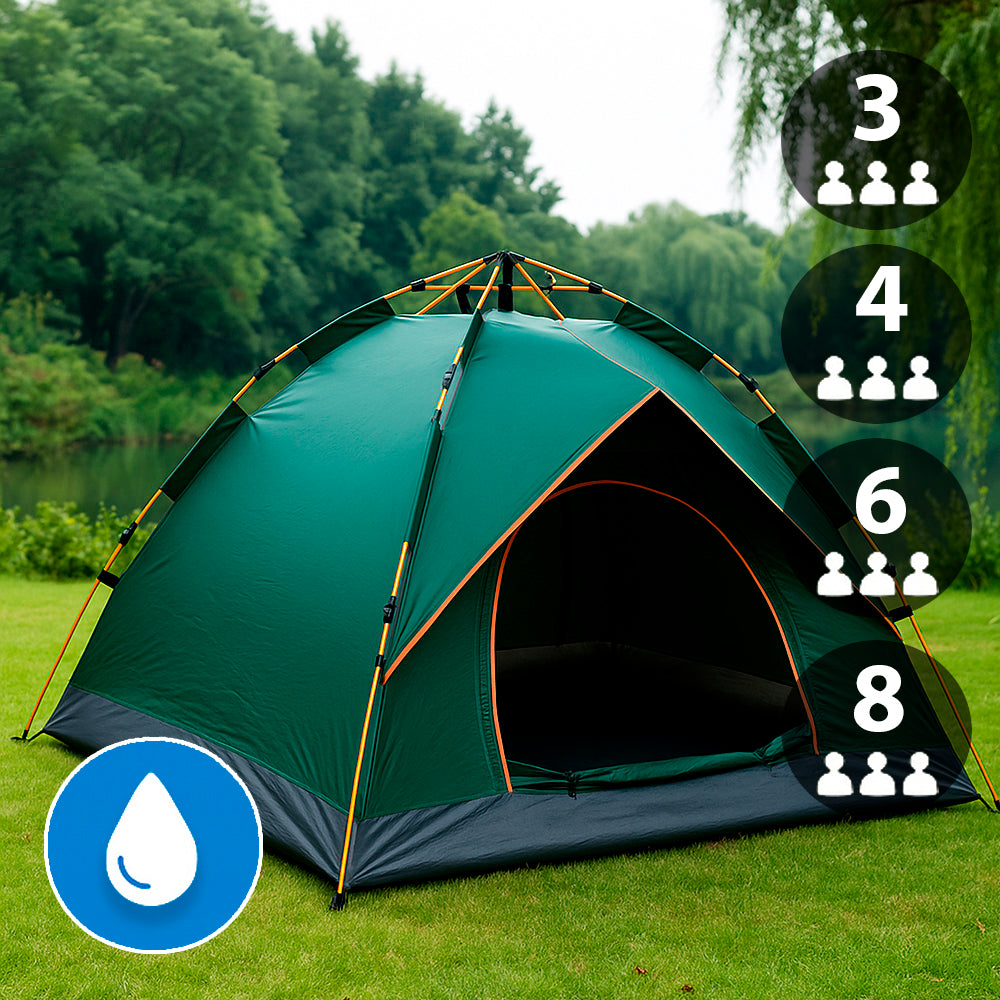 Quick-Up Telt for 3–8 personer