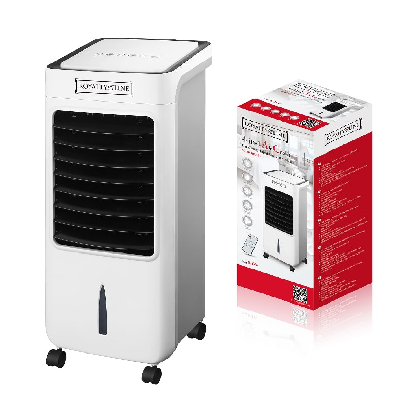 4-i-1-luftkjøler – Air Cooler fra Royalty Line (5 liters tank)