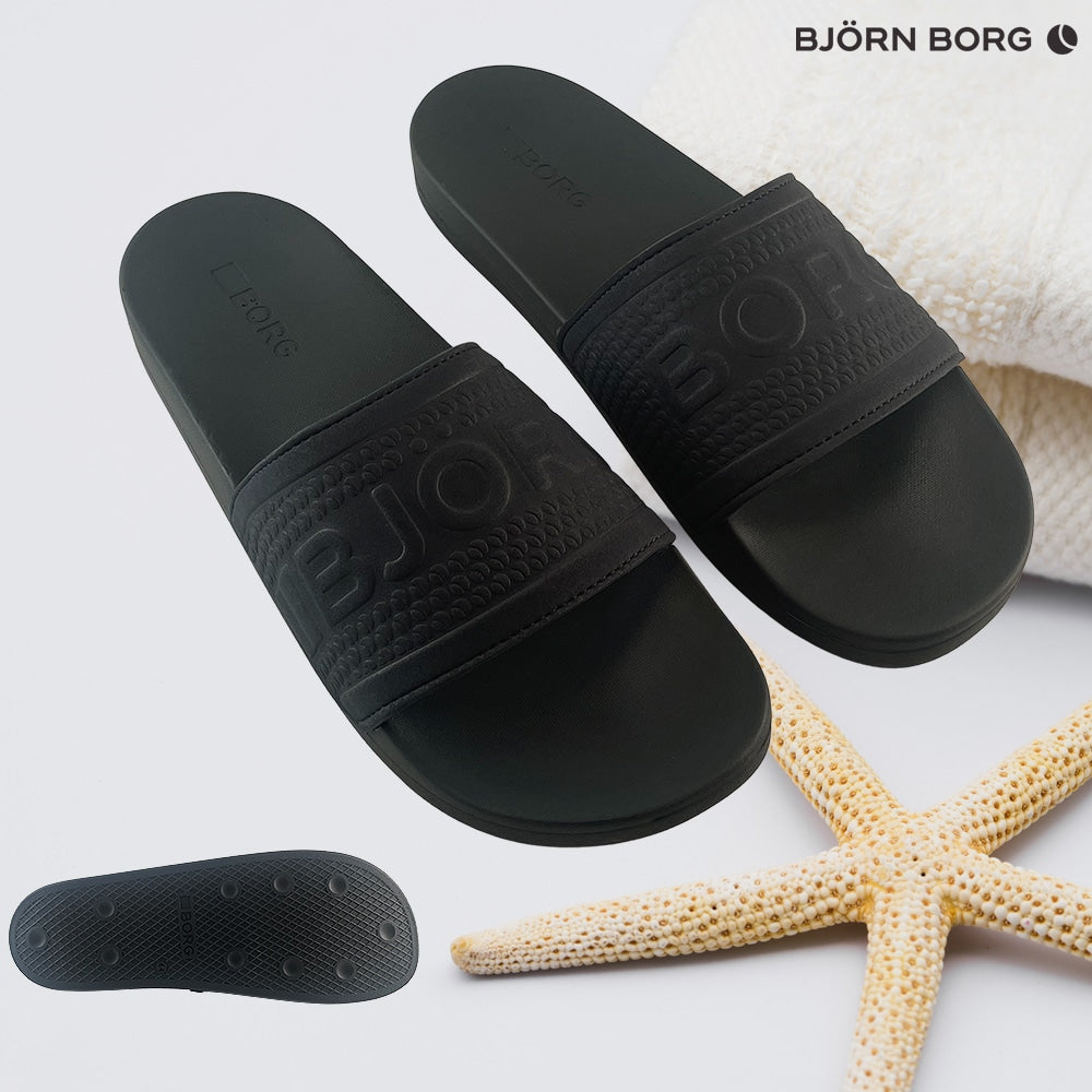 Slippers / Badesandaler fra Björn Borg Sandaler i Sort eller Marineblå
