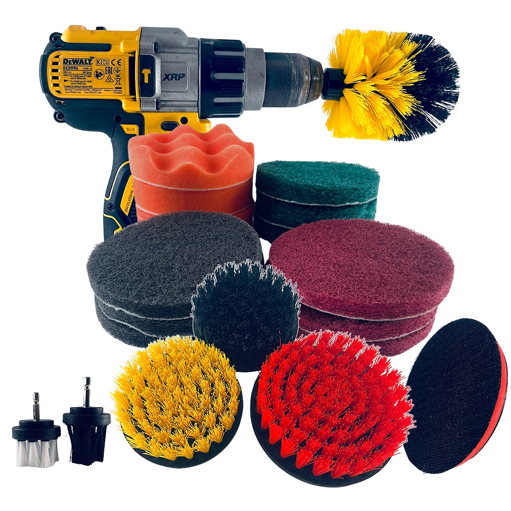 Rengjøringsbørster - 4-i-1, 12-i-1 eller 22-i-1