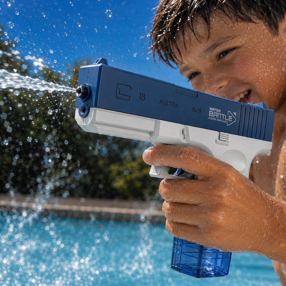 Elektrisk vannpistol – Glock med 2 magasiner
