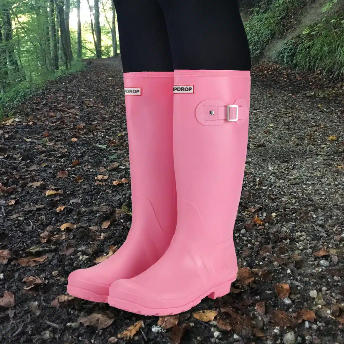 Pink DripDrop Gummistøvler til damer – stil og funksjon i ett