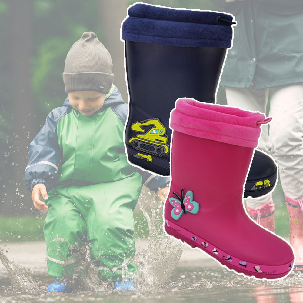 Barnegummistøvler Røde eller Mørkeblå