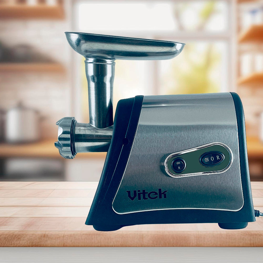 Kjøttkvern / kjøttkvern 2500 watt med 2 hullskiver & tilbehør