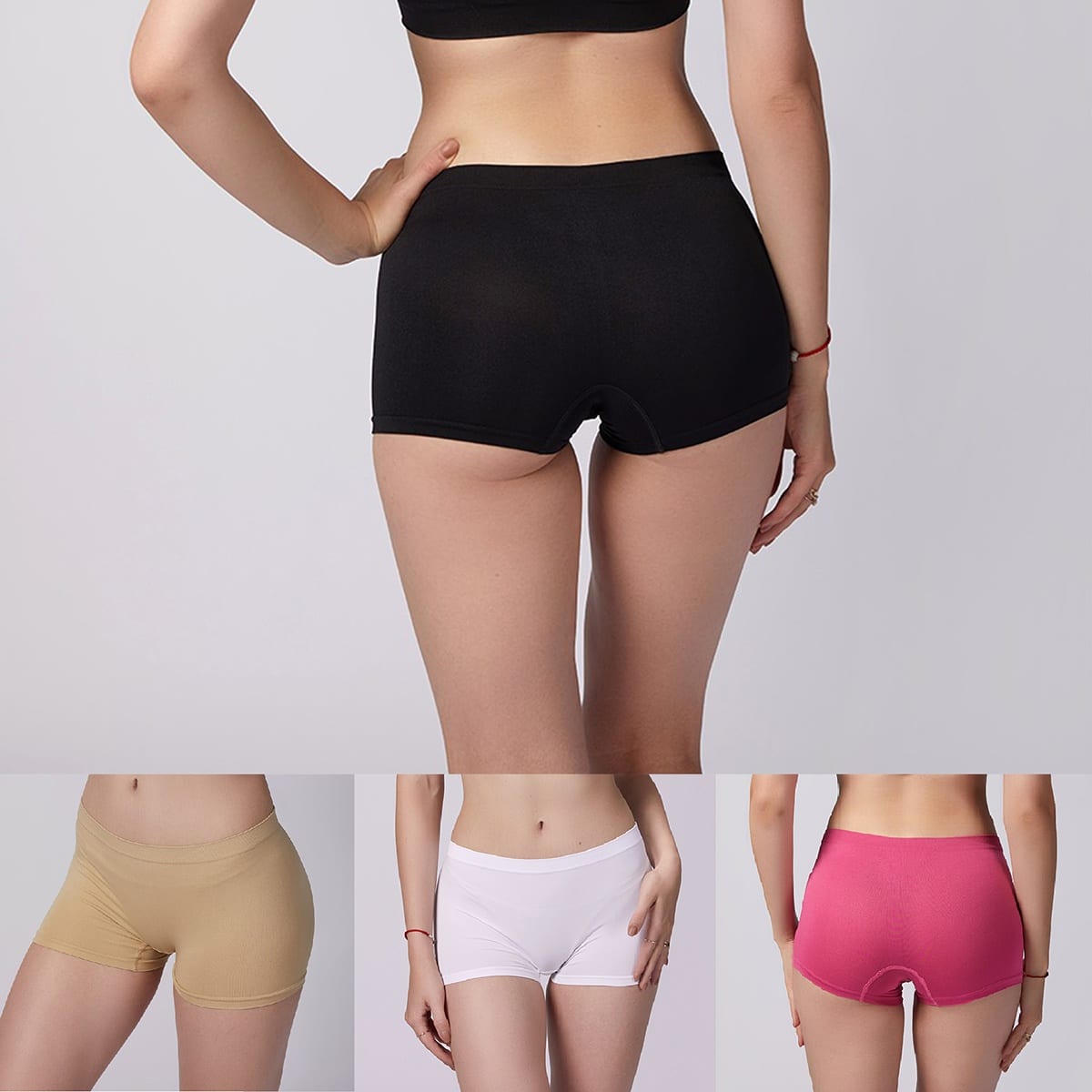 Hotpants – Hipsters 5-stk. pakke (Velg mellom ulike farger)