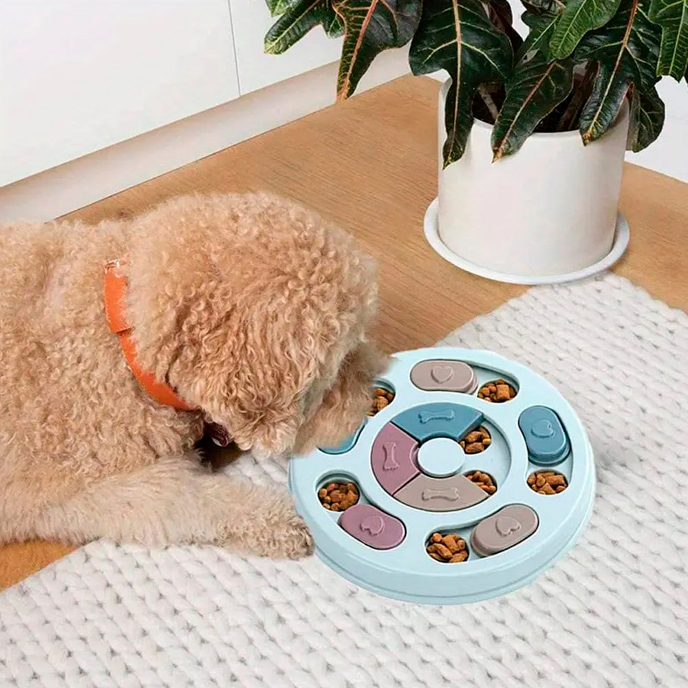 Interaktivt Rundt Hundepuslespill