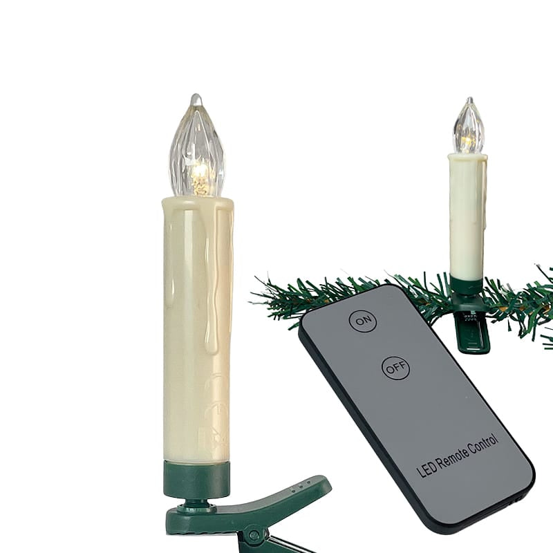 Trådløs LED juletrelys (10
