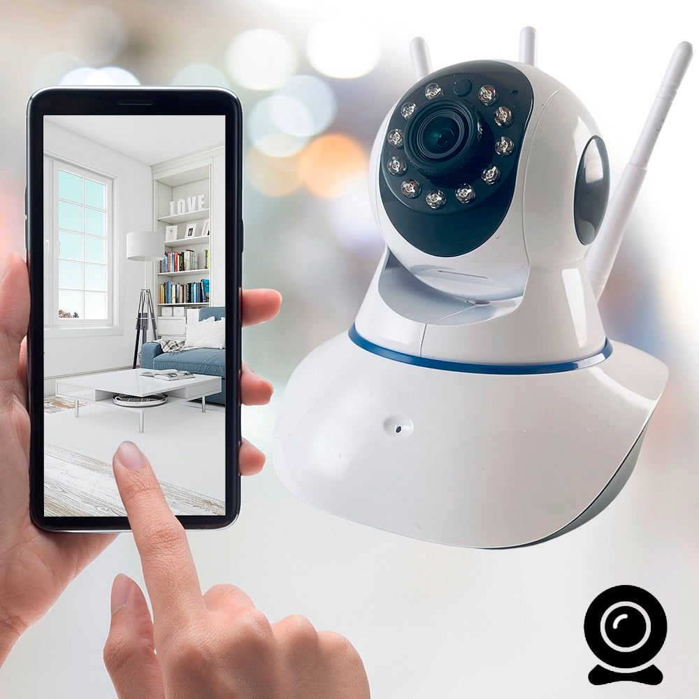 IP-overvåkningskamera m/nattsyn, vippefunksjon og Wifi