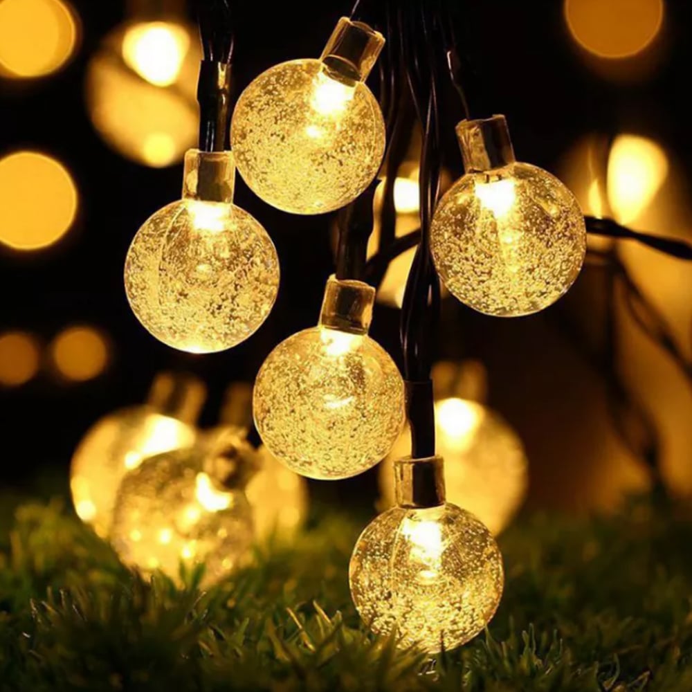 Solcelle-lyslenke m/kulelys – 5M