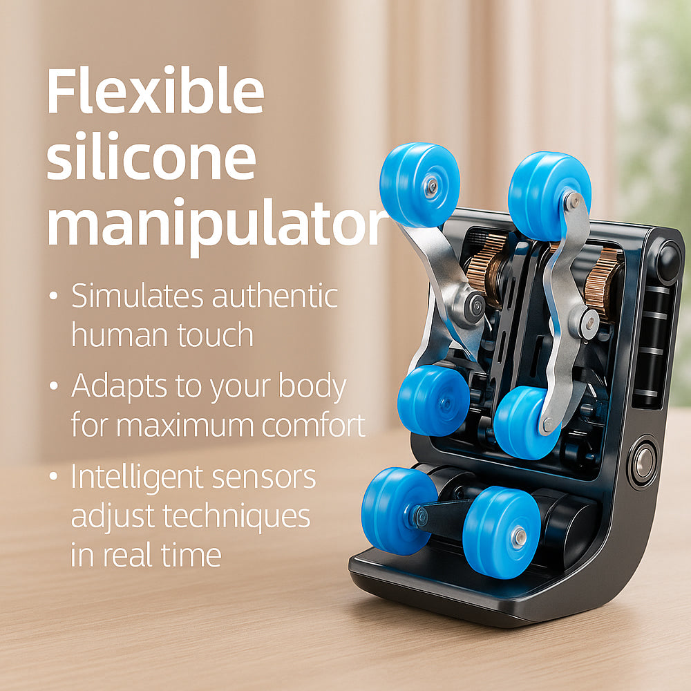 Massasjestol 3D med SL-teknologi, lufttrykksmassasje, Zero Gravity & Intelligent Styring – Modell 988R8