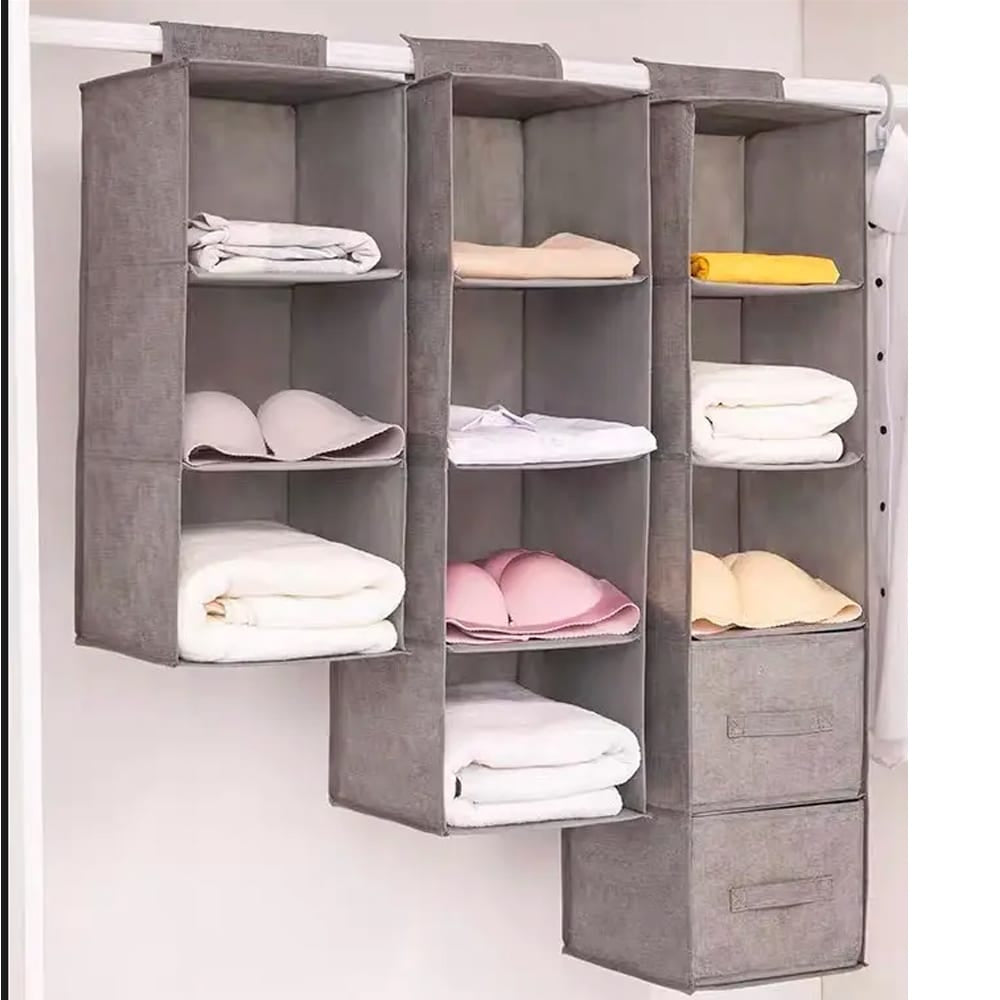 Hengende oppbevaring til kleshengerstang