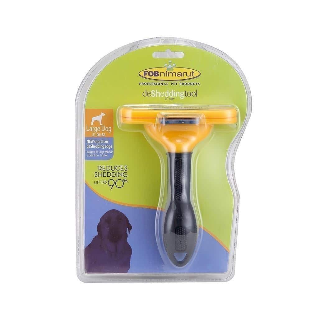 Hundehårbørste der hjælper til at hunden fælder mindre