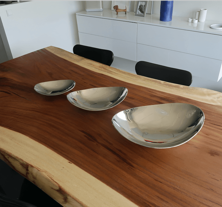 3 flotte aluminiums skåle (25 cm.