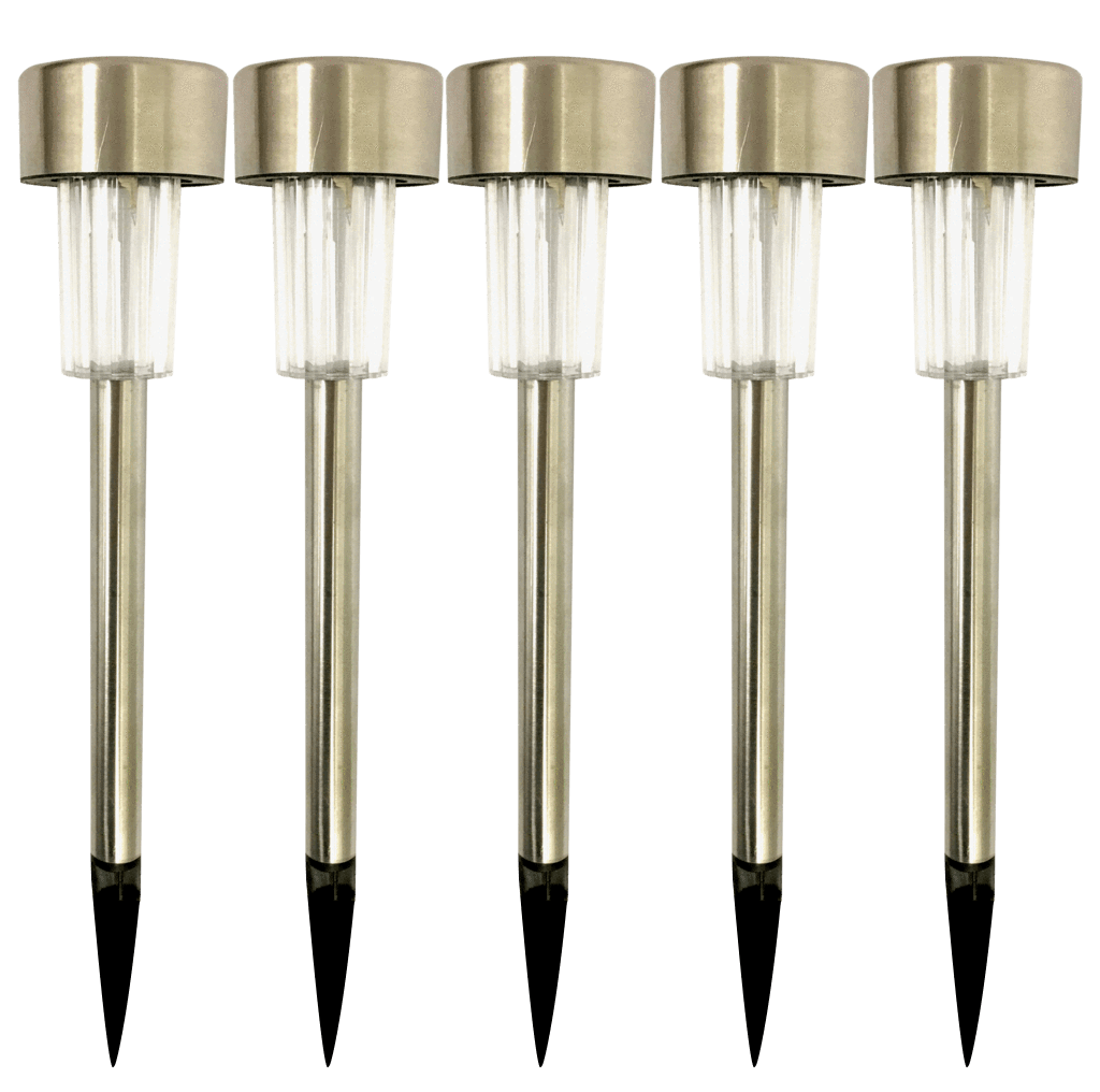 LED Lamper udendørs - Stål 10 stk