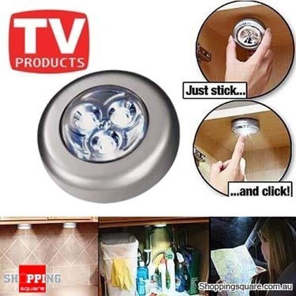 3 stk Trådløse Stick ‘n Click LED-lamper